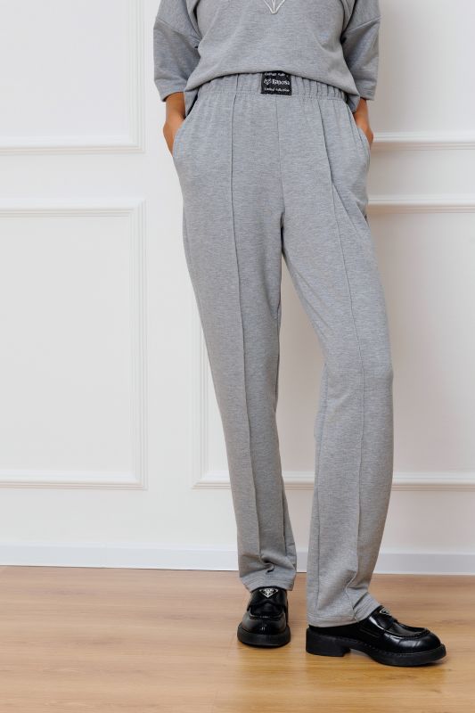 Women's knitwear trousers with arrow 343