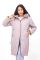 Demi-season women's jacket elongated with a hood art. 2819 Demi-season women's jacket elongated with a hood art. 2819