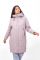 Demi-season women's jacket elongated with a hood art. 2819 Demi-season women's jacket elongated with a hood art. 2819